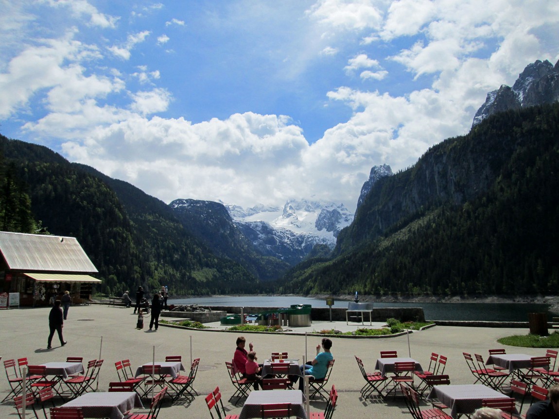 Озеро Gosausee в Австрии