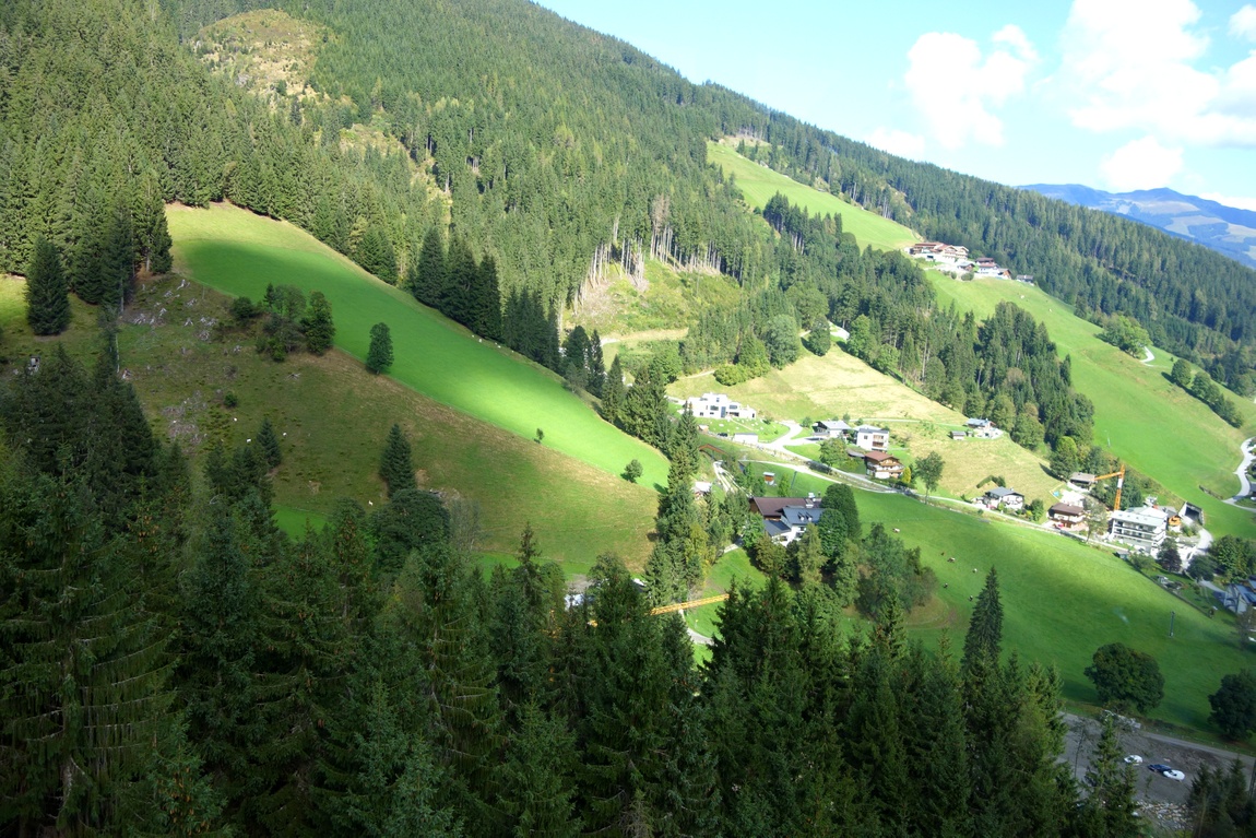 Австрия - подъём на гору Шмиттенхойе (Schmittenhöhebahn)