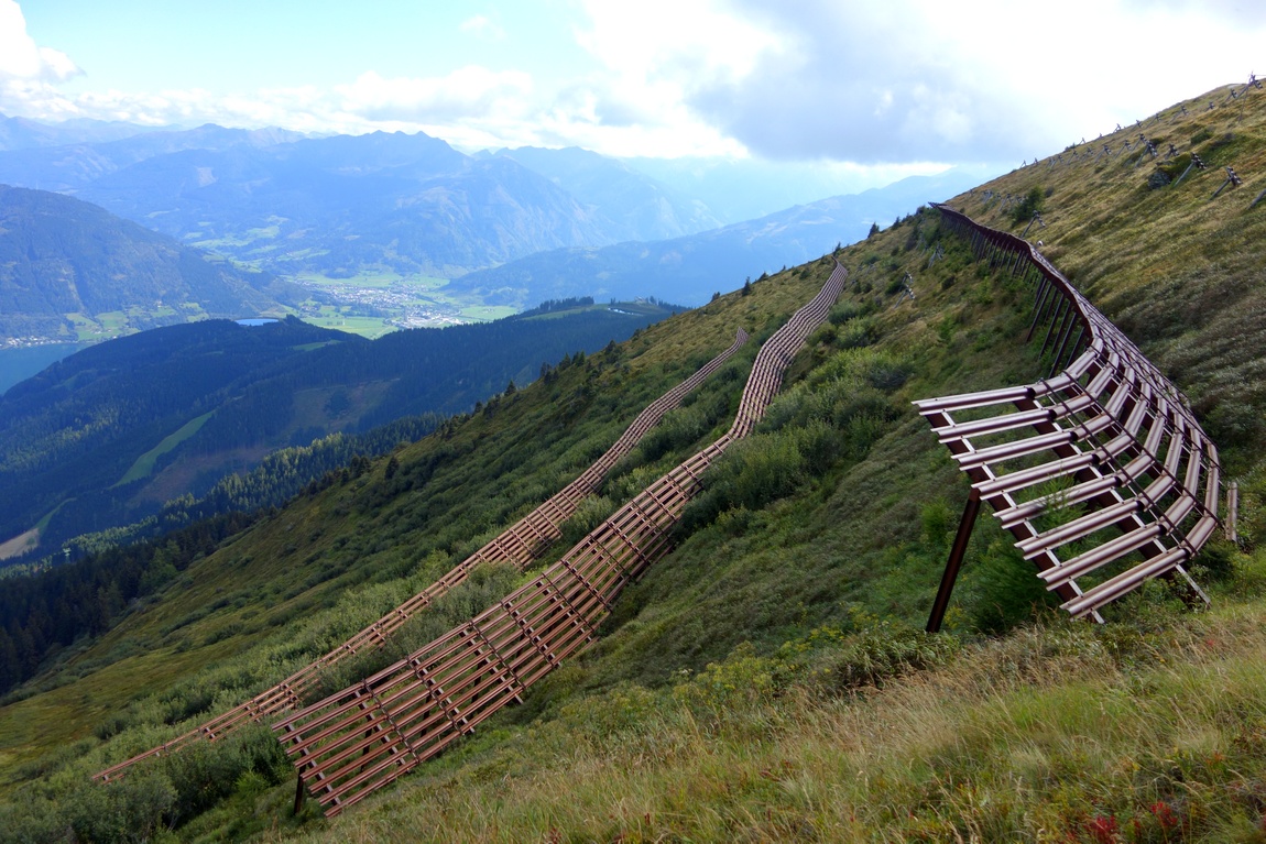  Панорама с горы Шмиттенхойе (Schmittenhöhebahn) Австрия