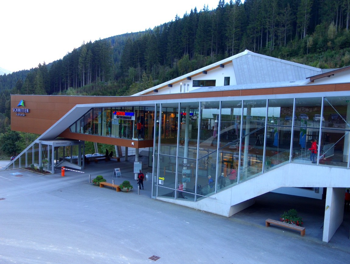 Станция канатки (Sonnenalmbahn) в Австрии