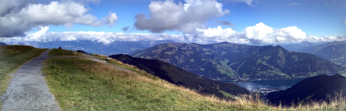 Панорама гор в Австрии