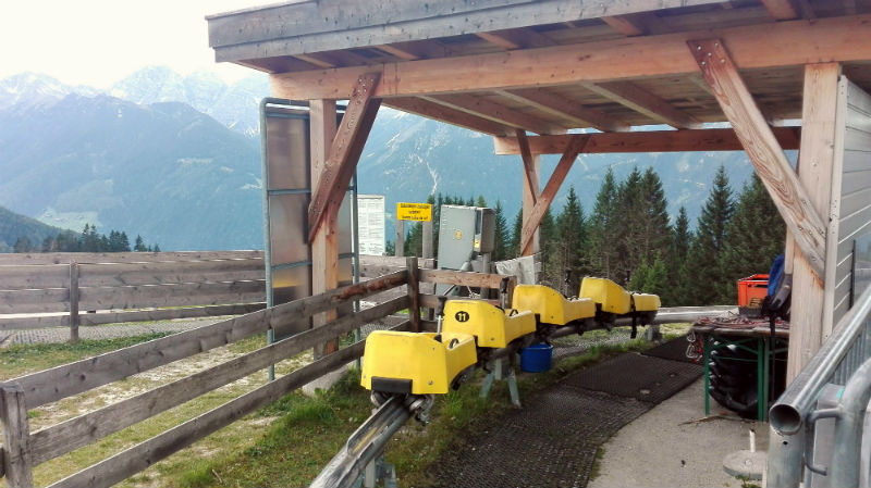  Санная трасса с горы «Serles» - Австрия 