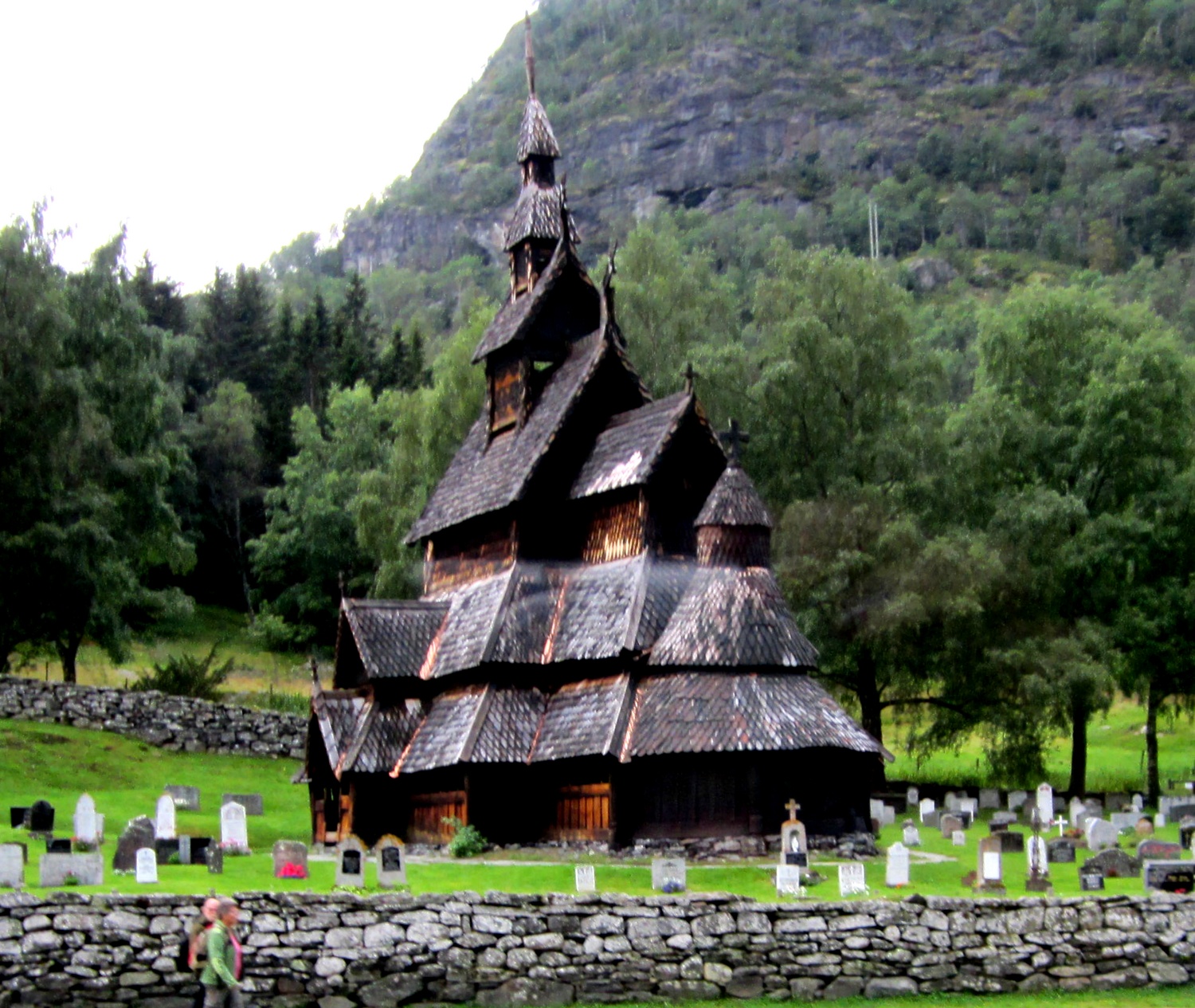 Церковь ставкирки Боргунд (Borgund) в Норвегии