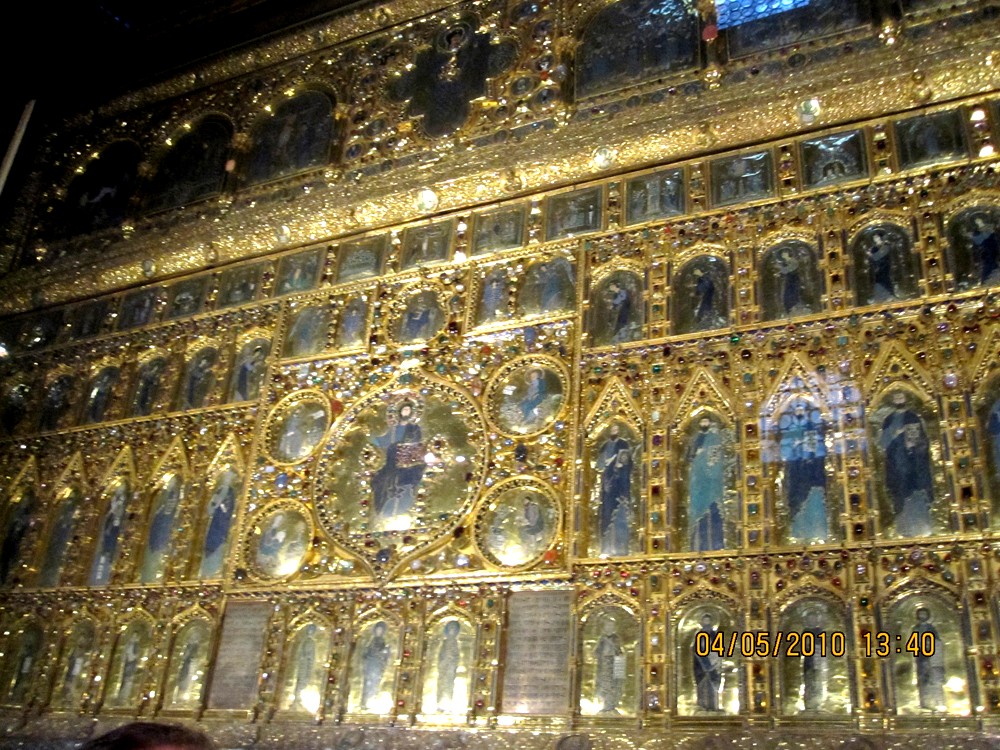 Золотой алтарь в храме Св Марка -Венеция