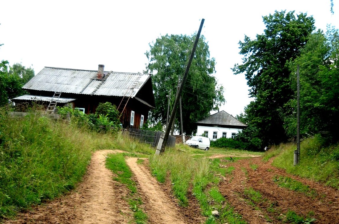 Перекрёсток деревни Черепаново и Токари