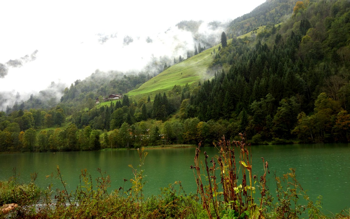  Озеро Кламмзее в Австрии