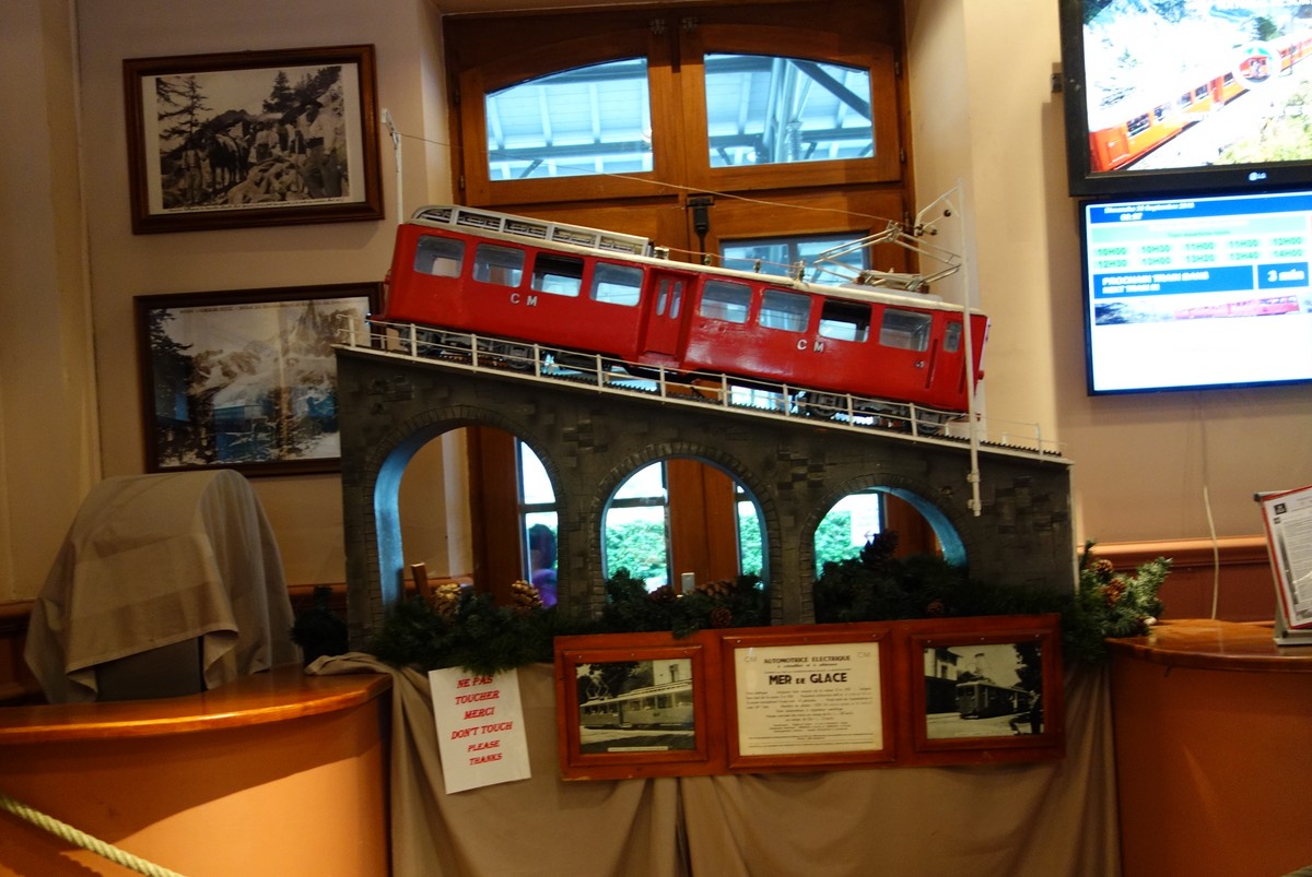 Модель поезда зубчатой железной дорогой Montenvers (Монтенвер)
