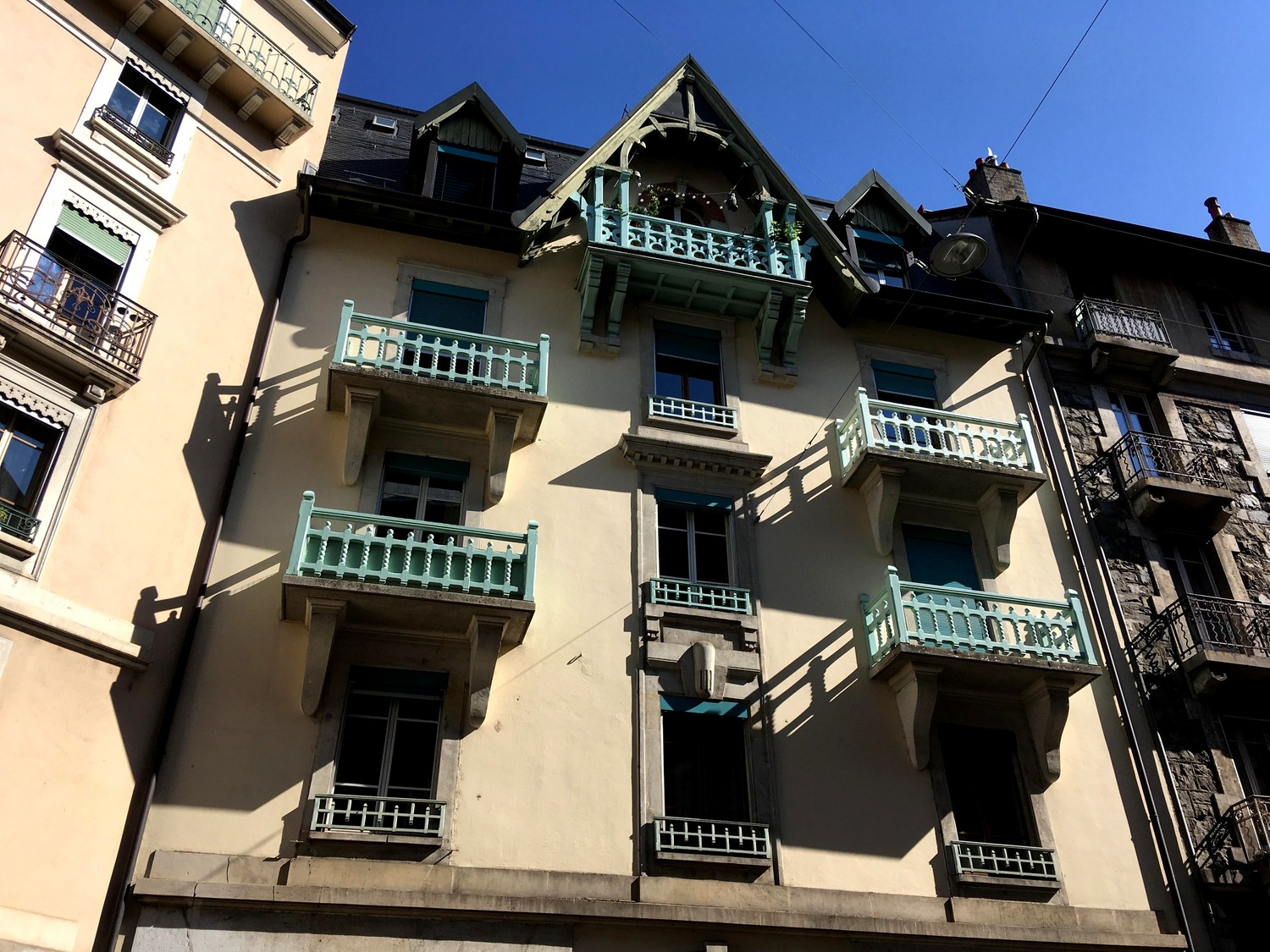 Балконы в Женеве