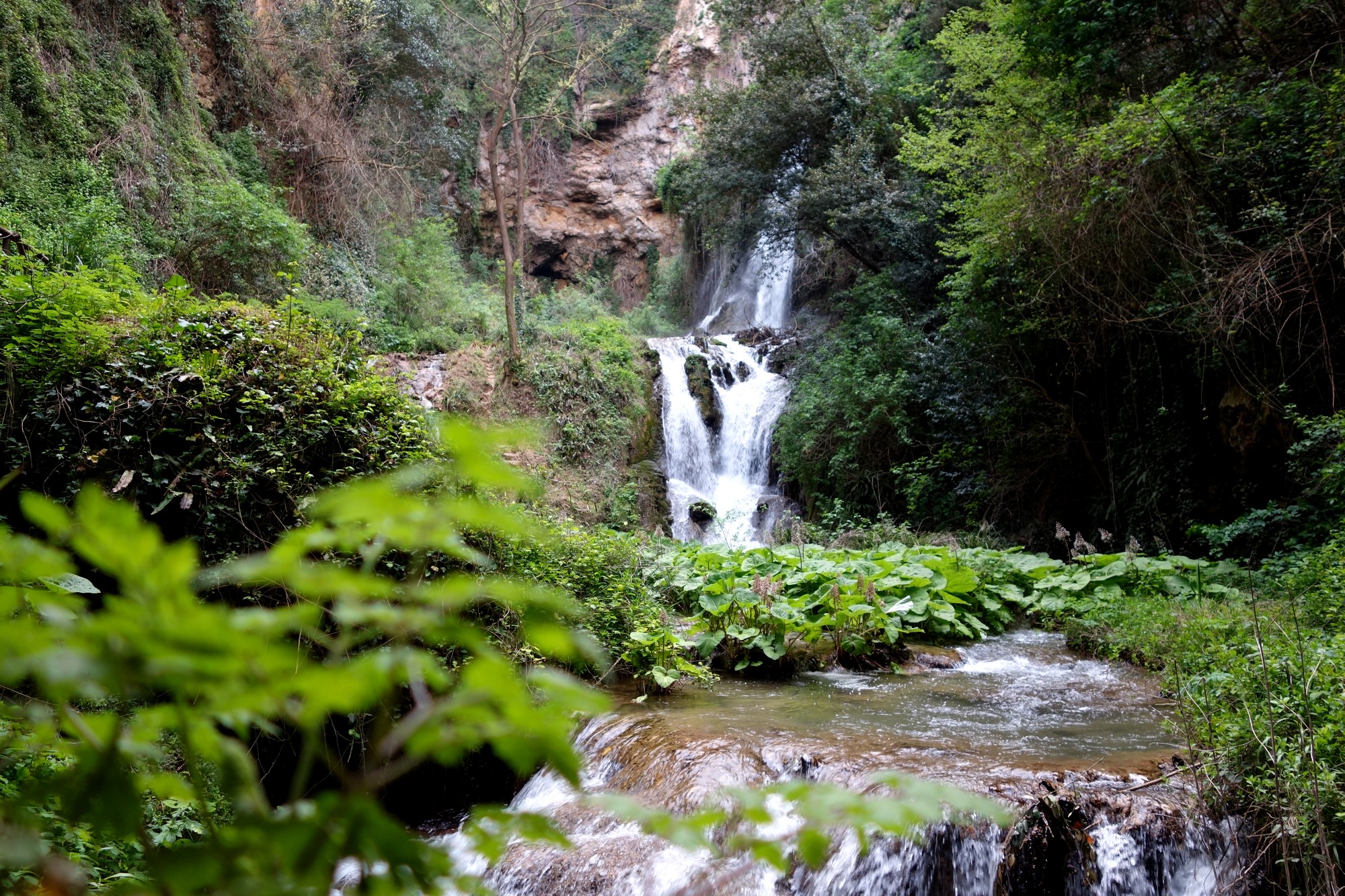 Вилла Грегориана - водопад