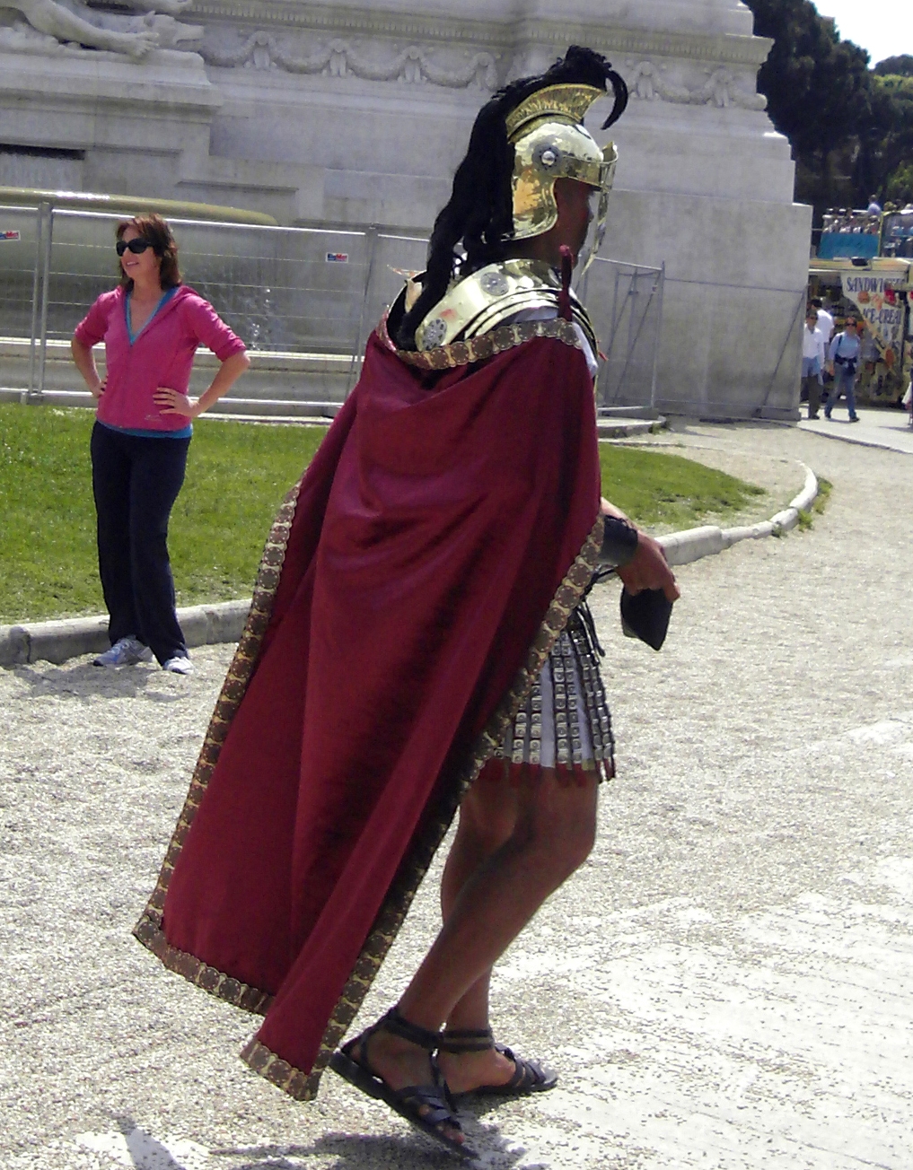 Римсккя одежда воина в Риме