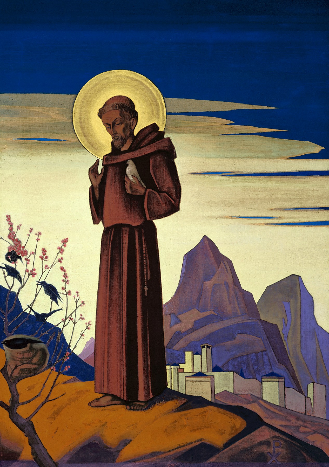 Франциск Ассизский на картине Рериха