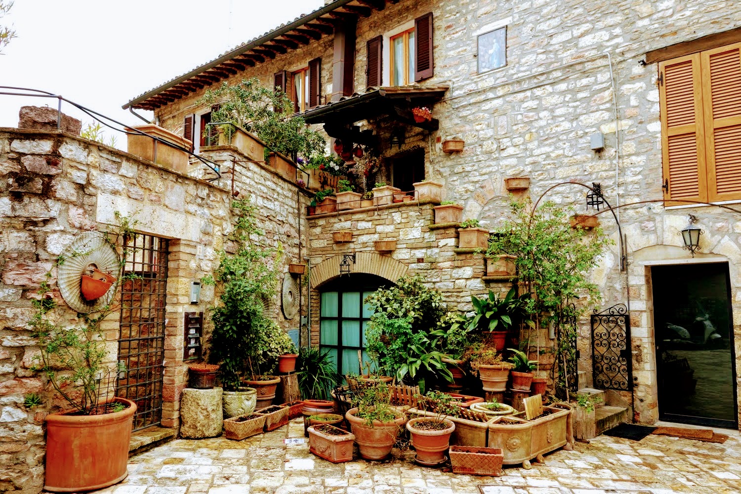 итальянские домики в деревне