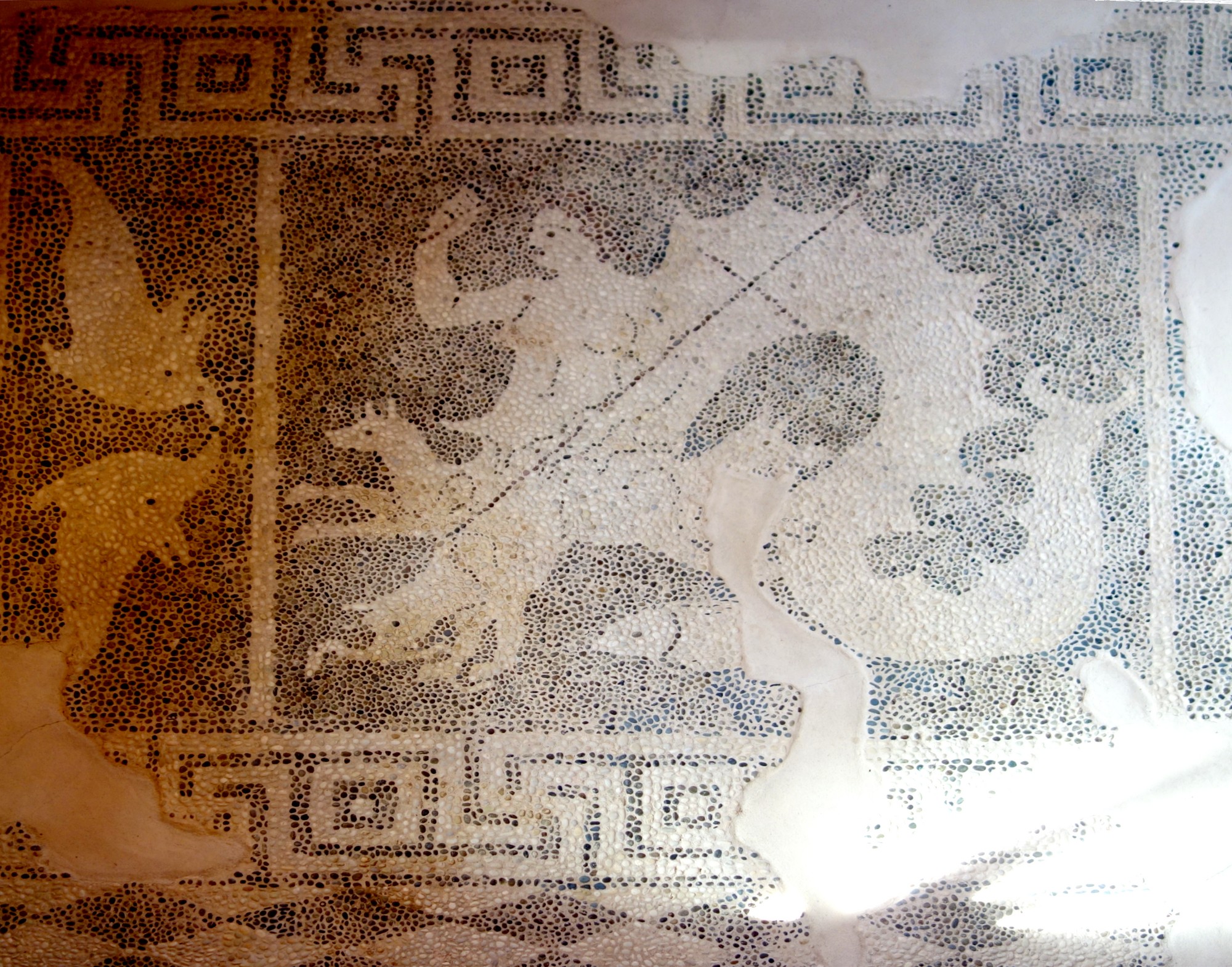 Галька-мозаика монстра Сциллы (Кипр)