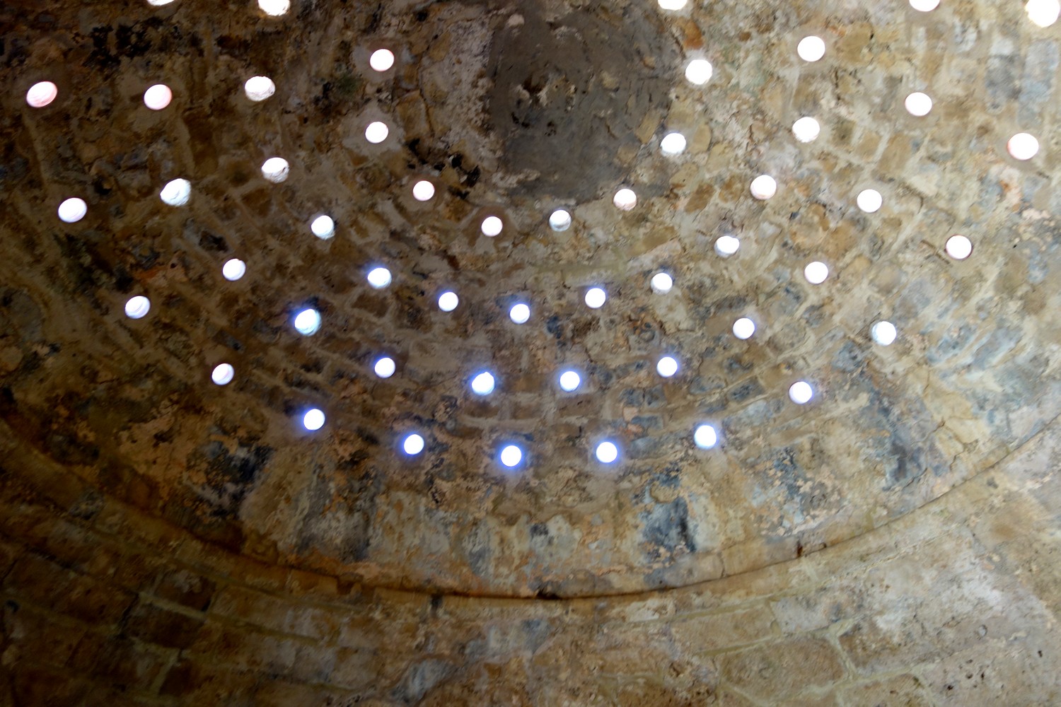 Потолок хамама в Пафосе