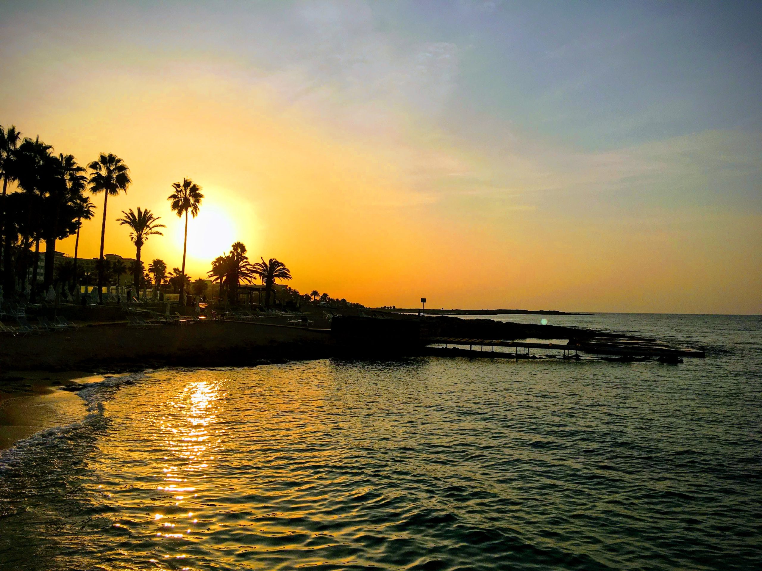 Отель Louis Ledra Beach 4* в Пафосе - восход солнца