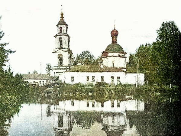 Николаевская церковь в селе Новом в 1973 г