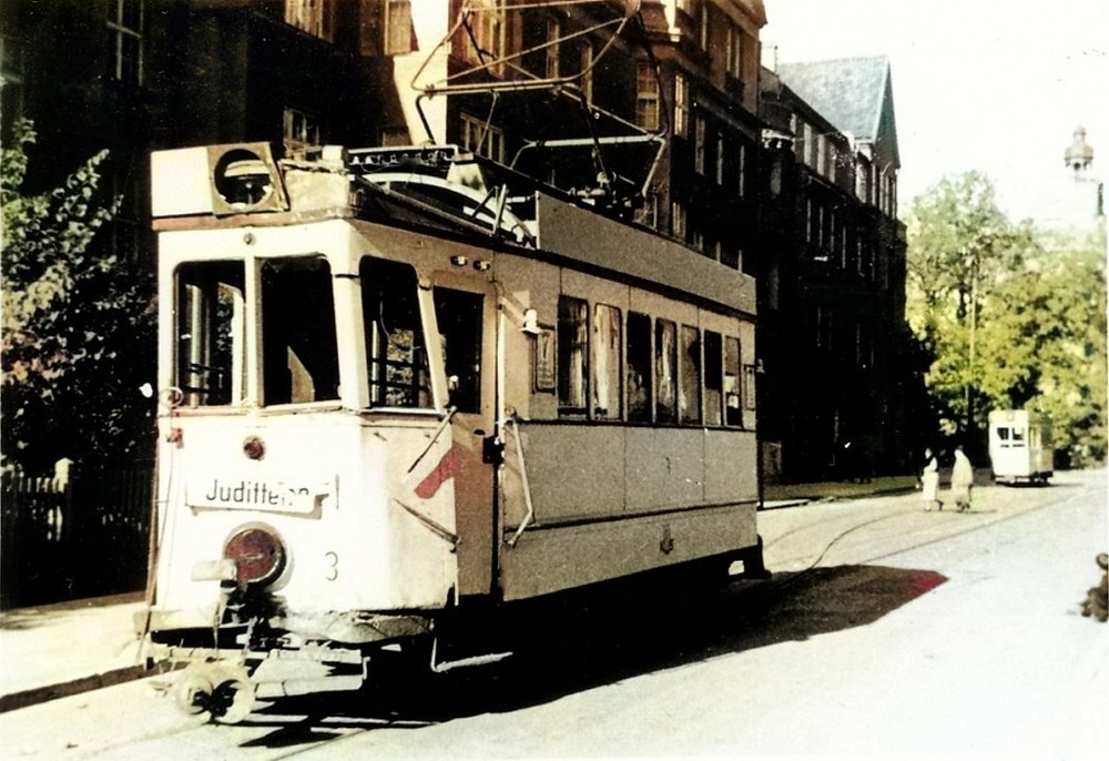 Трамвай в старом Кёнигсберге 