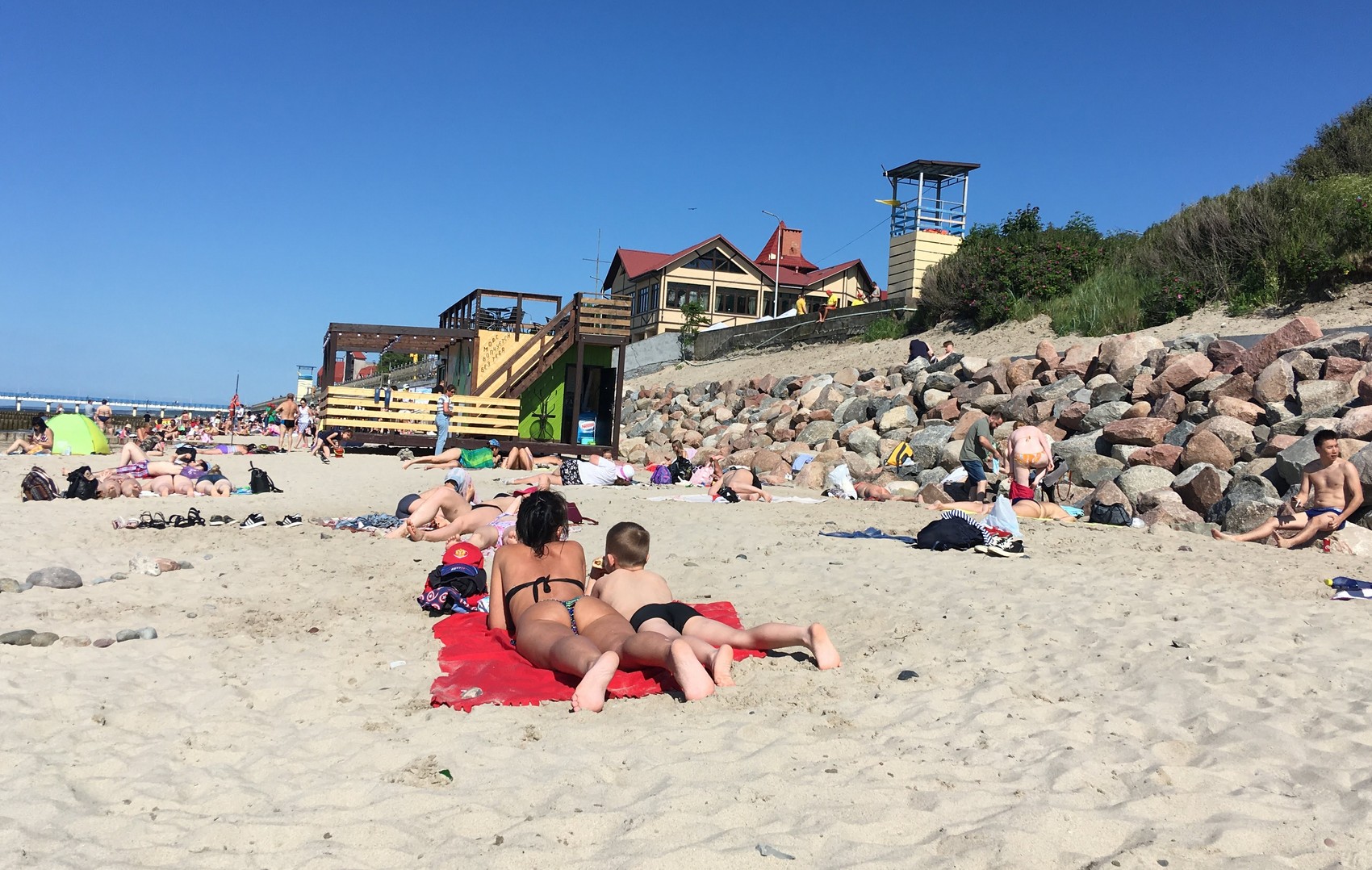 Пляж на Балтике
